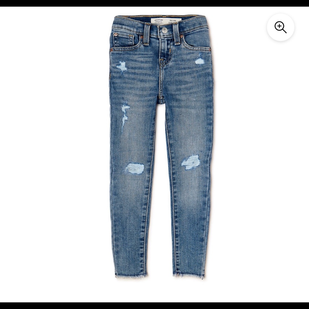 Junior Size 18 Signature Levi Strauss Super Skinny Jeans - Picture 1 of 12
